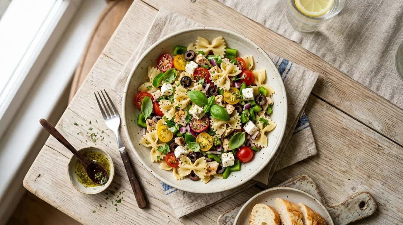 Fiyonk Makarna Salatası Nasıl Yapılır?