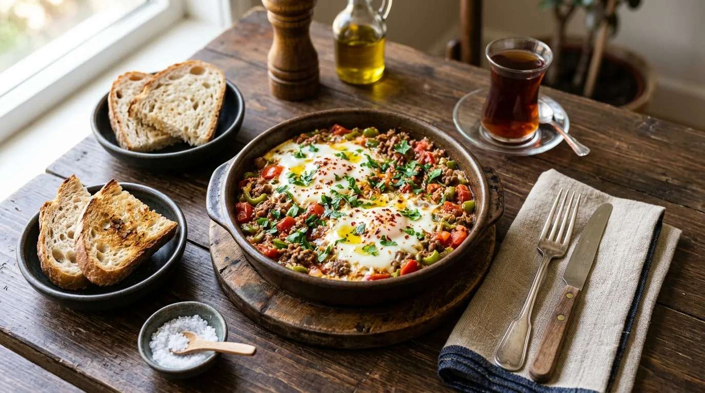 Kıymalı Menemen Tarifi Nasıl Yapılır?