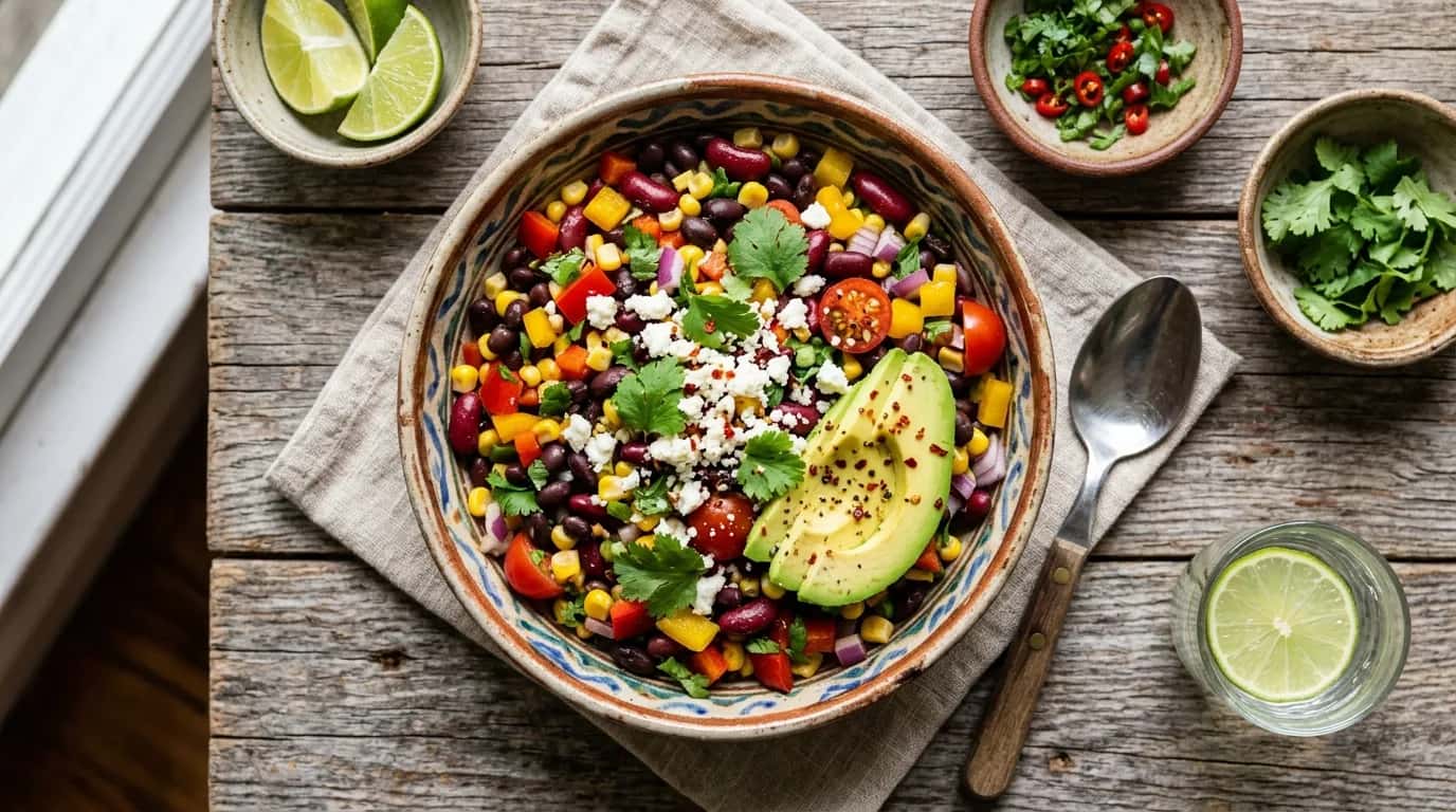 Meksika Usulü Fasulye Salatası Nasıl Yapılır?