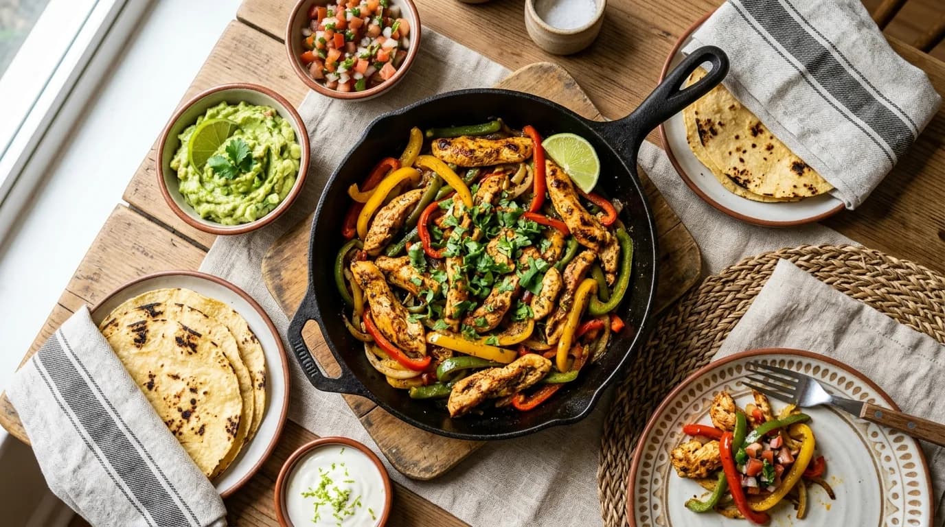 Meksika Usulü Tavuk Fajitas Nasıl Yapılır?