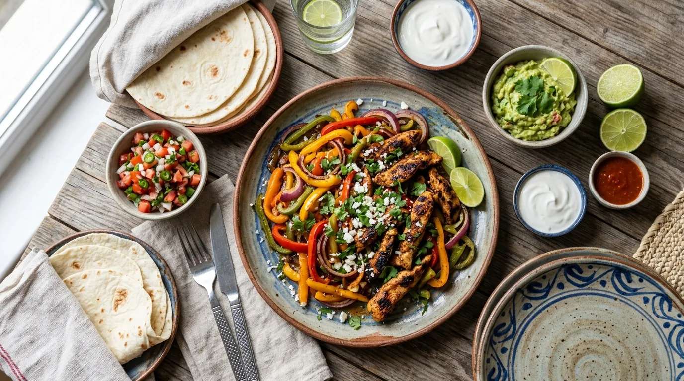 Meksika Usulü Tavuklu Fajitas Nasıl Yapılır?