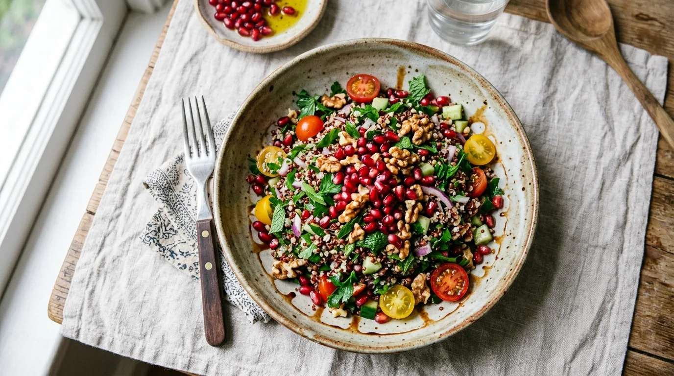 Nar Ekşili Kinoa Salatası Tarifi Nasıl Yapılır?