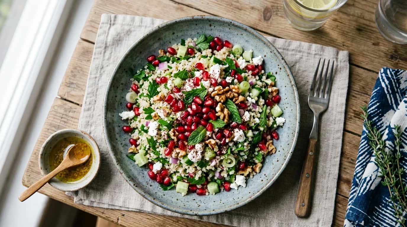 Nar Taneli Kinoa Salatası Nasıl Yapılır?