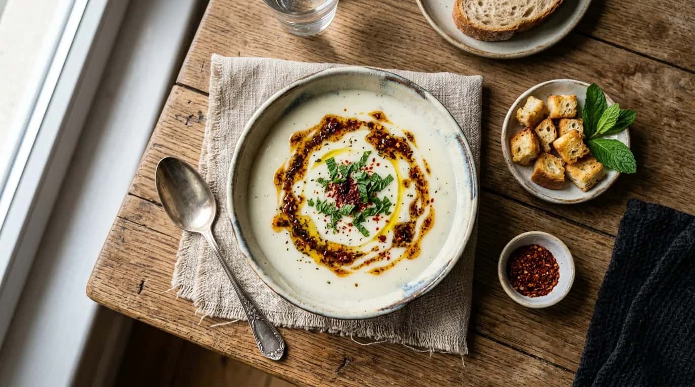Sarımsaklı Yoğurt Çorbası Nasıl Yapılır?