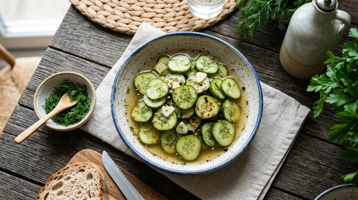 Sirke Soslu Salatalık Turşusu Nasıl Yapılır?