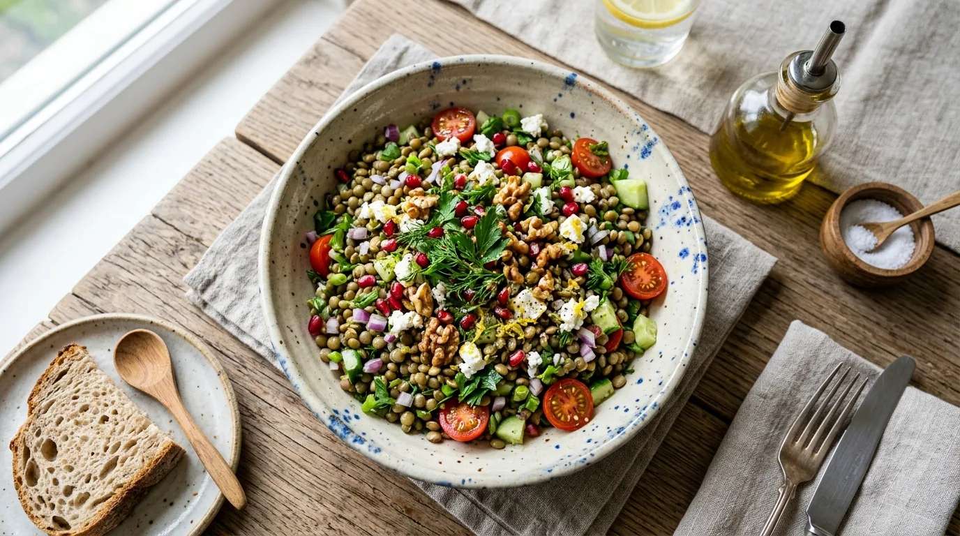 Yeşil Mercimek Salatası Nasıl Yapılır?