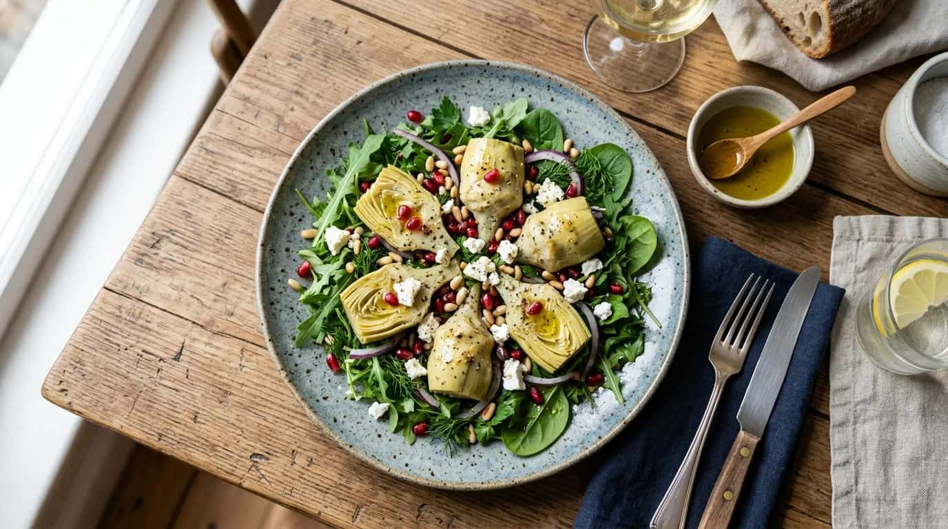 Zeytinyağlı Enginar Salatası Nasıl Yapılır?