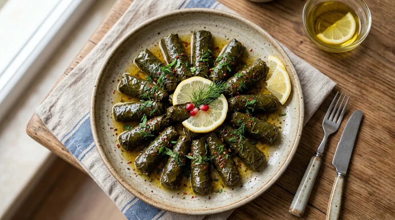 Zeytinyağlı Yaprak Sarma Nasıl Yapılır?