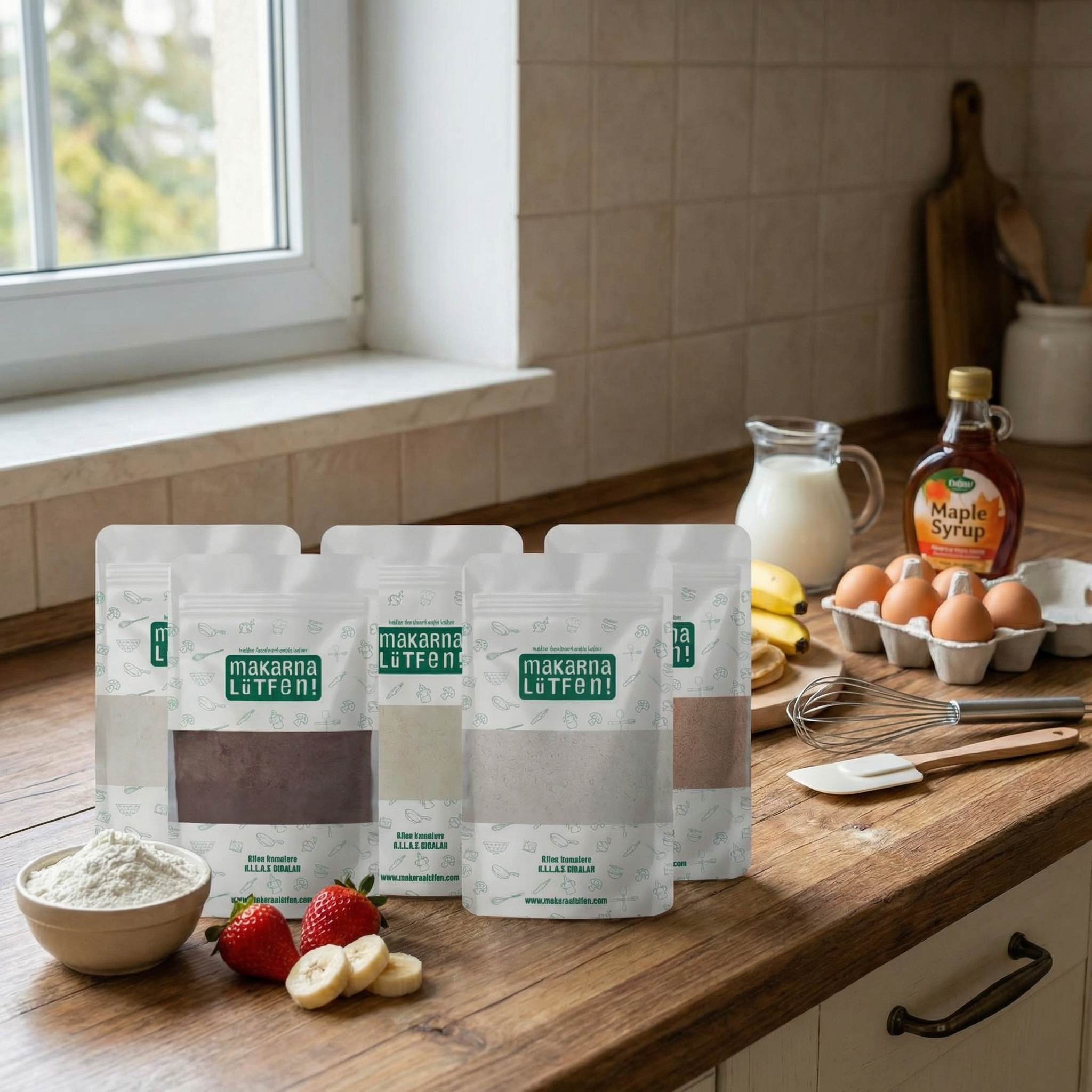 Lezzet Şöleni Pankek Karışım Seti: 5 Farklı Tat Bir Arada