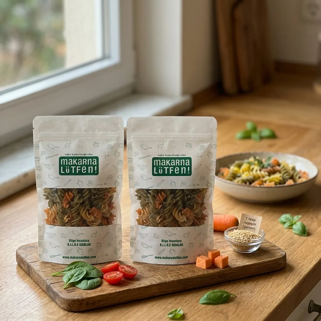 Avantajlı 2 Li Karışık Sebzeli Makarna (%35 Sebze-2x200 gram)