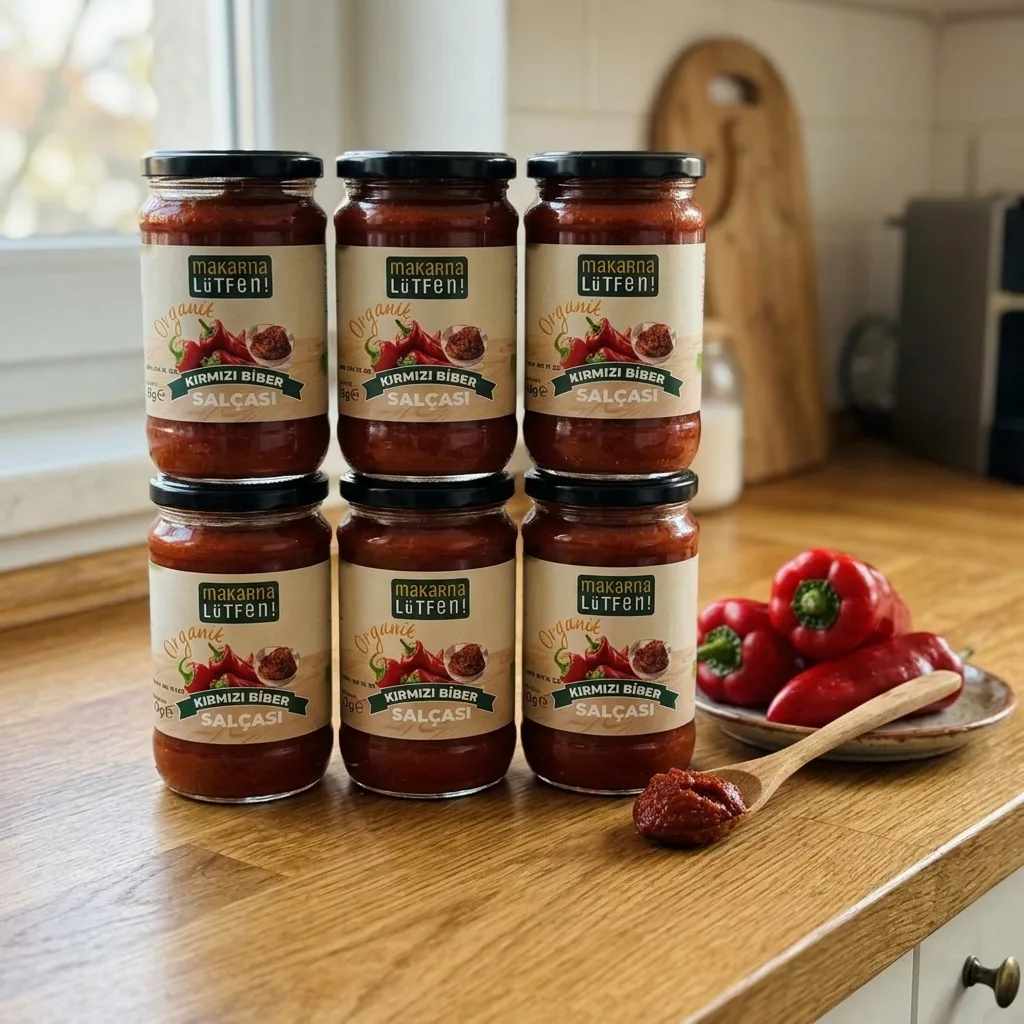 Avantajlı 6 Lı Organik Biber Salçası (6x300 g)