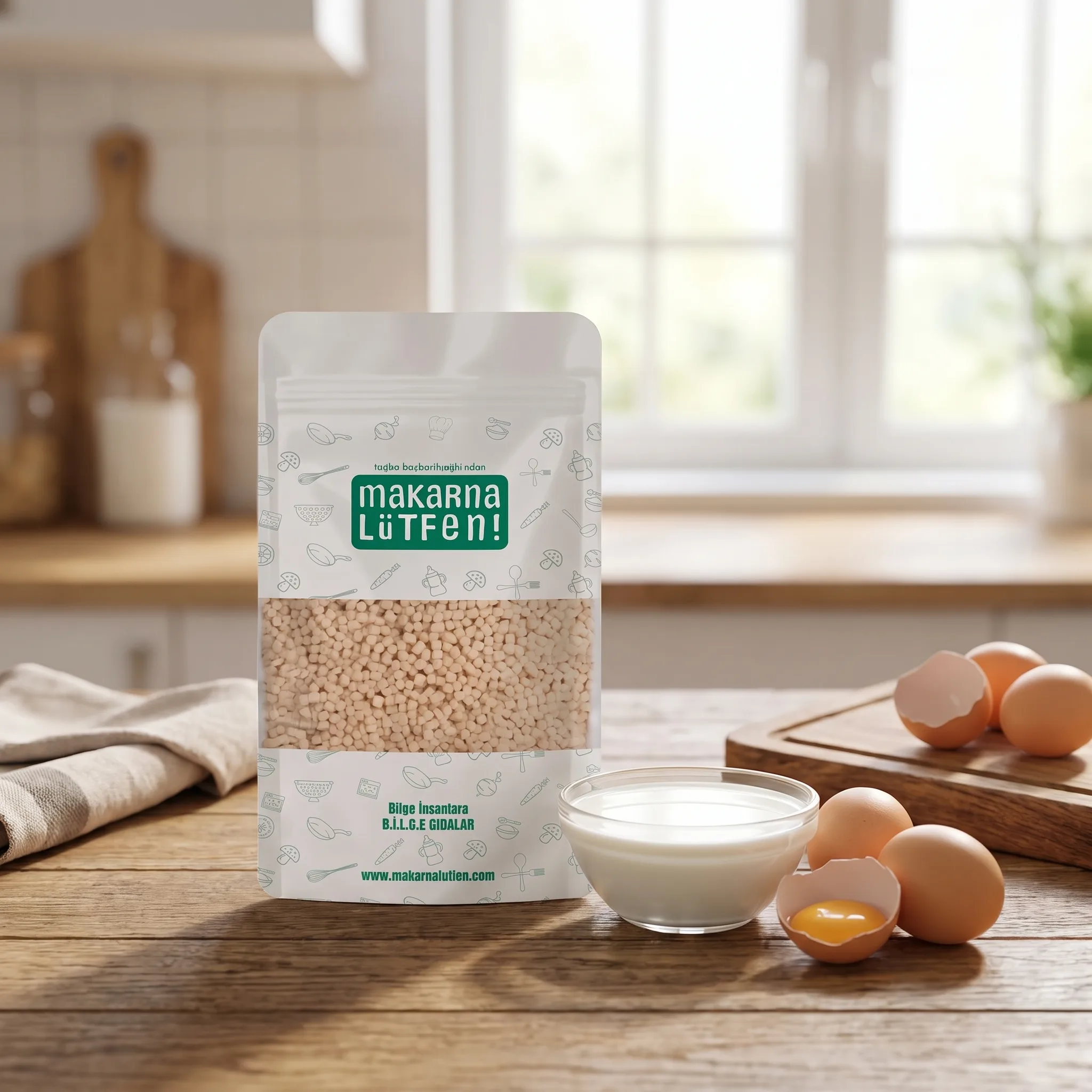 Bebekler İçin Besleyici Sütlü Yumurtalı Kuskus (250 gr)