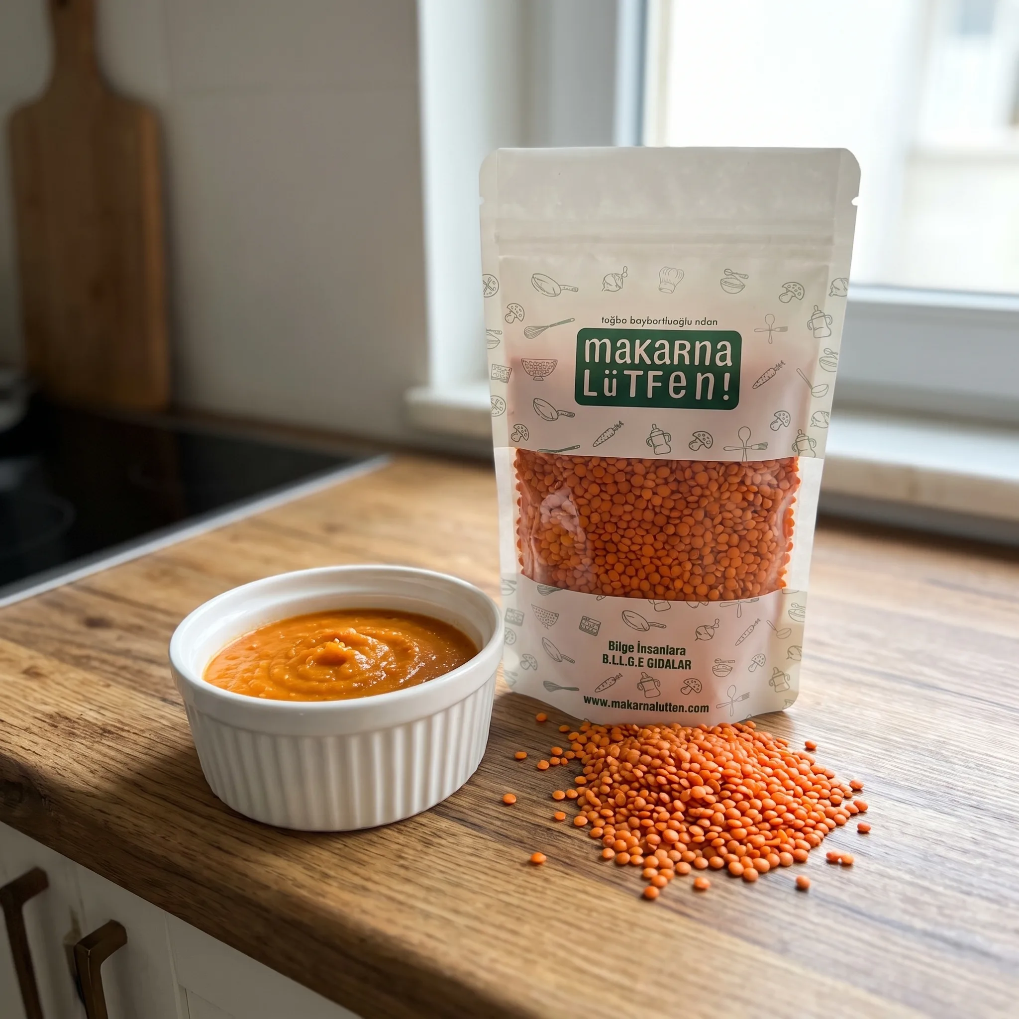 Bebekler İçin Organik Kırmızı Mercimek (+7 Ay - 250 gr)
