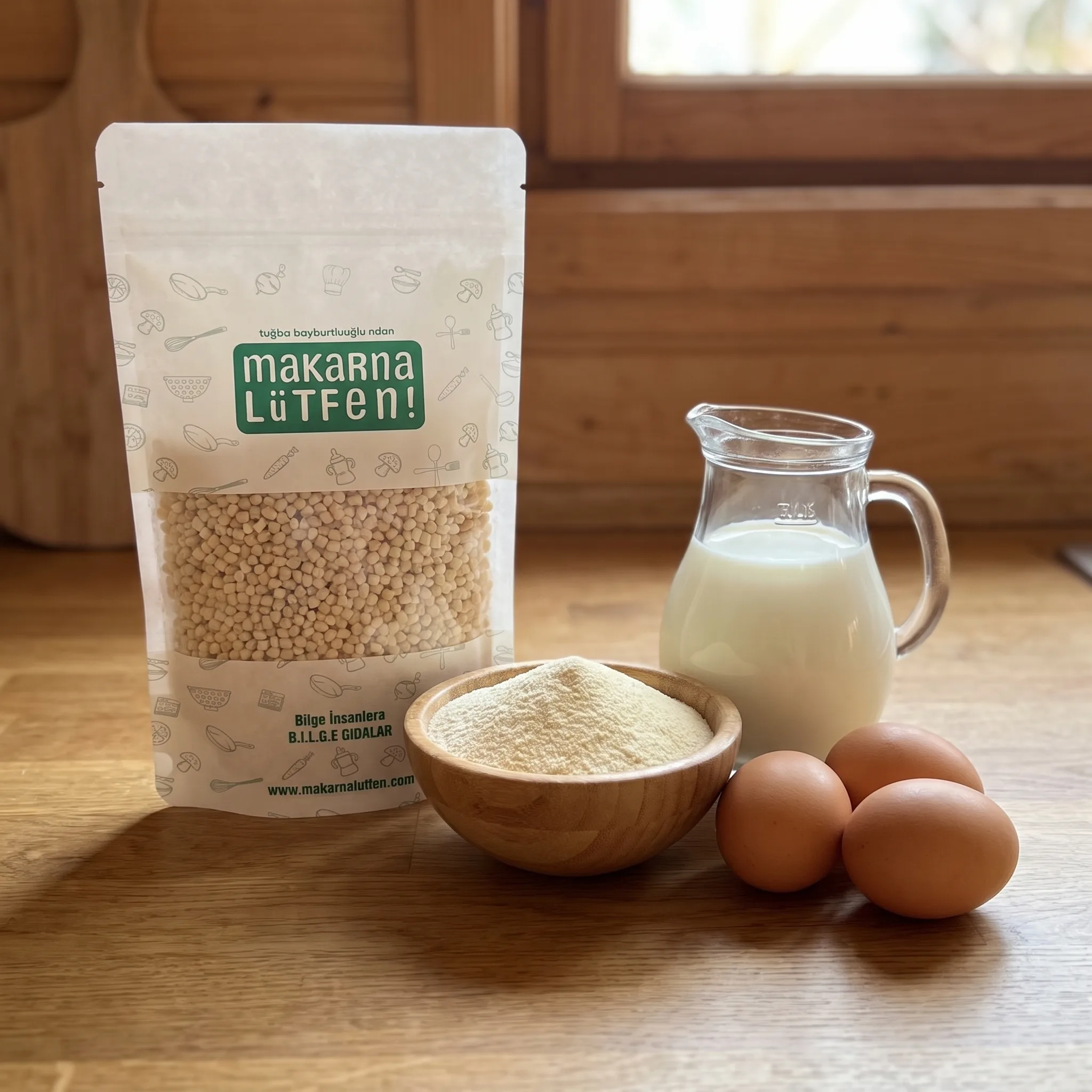 Bebekler İçin Özel Sütlü Yumurtalı Kuskus (250g)