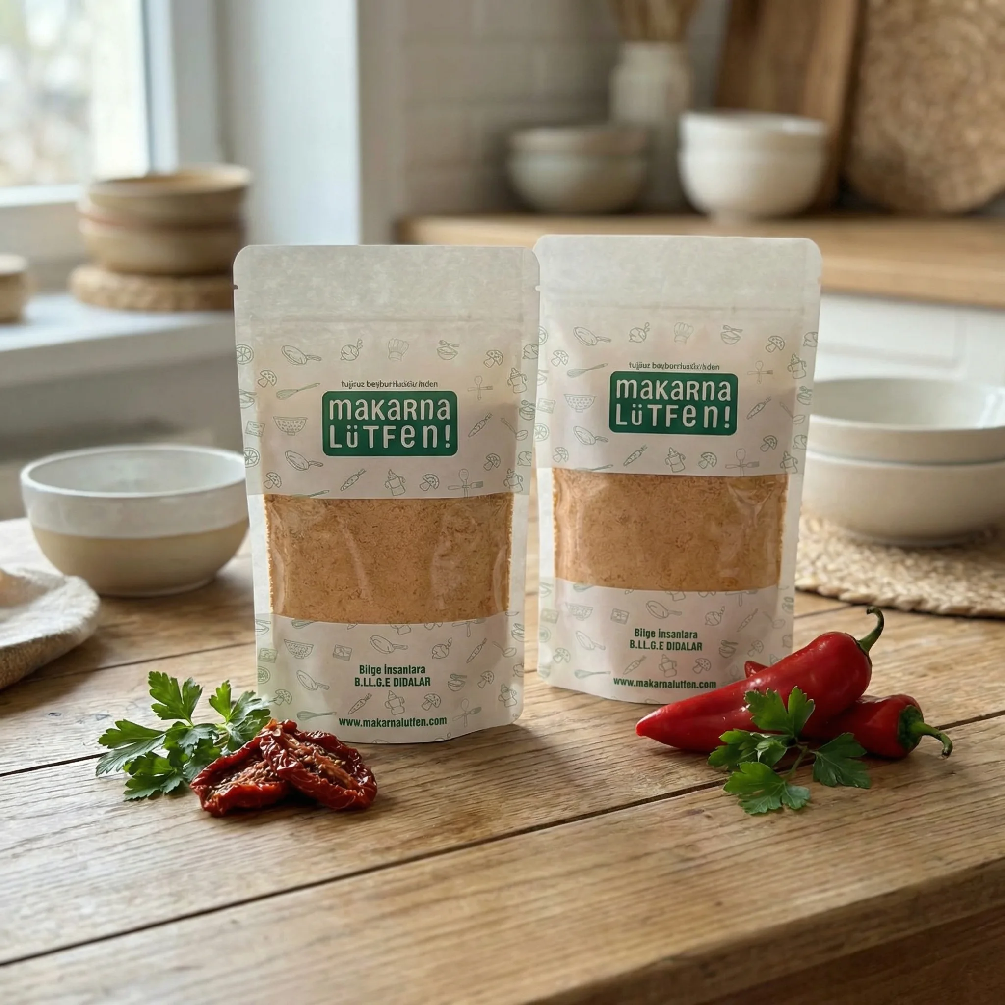 Bebekler İçin Özel Tuzsuz Kırmızı Tarhana Paketi (2x200g)