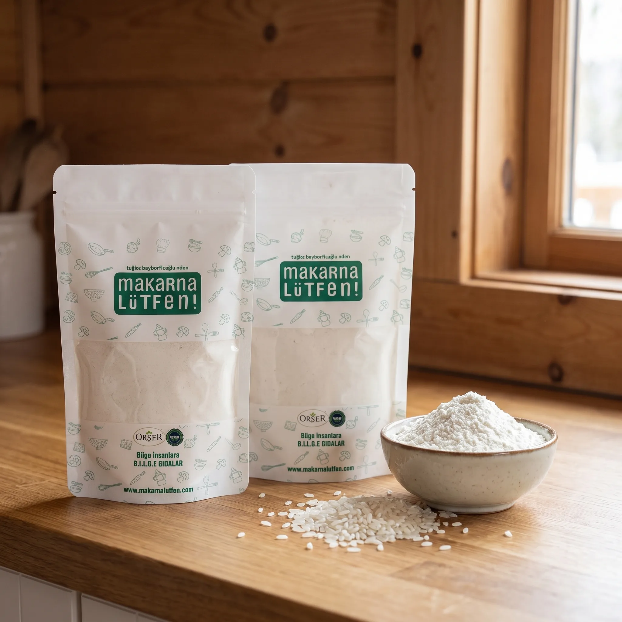 Bebekler İçin Saf Organik Pirinç Unu Seti (2x250g) - Ek Gıdaya Geçişin Sağlıklı Başlangıcı