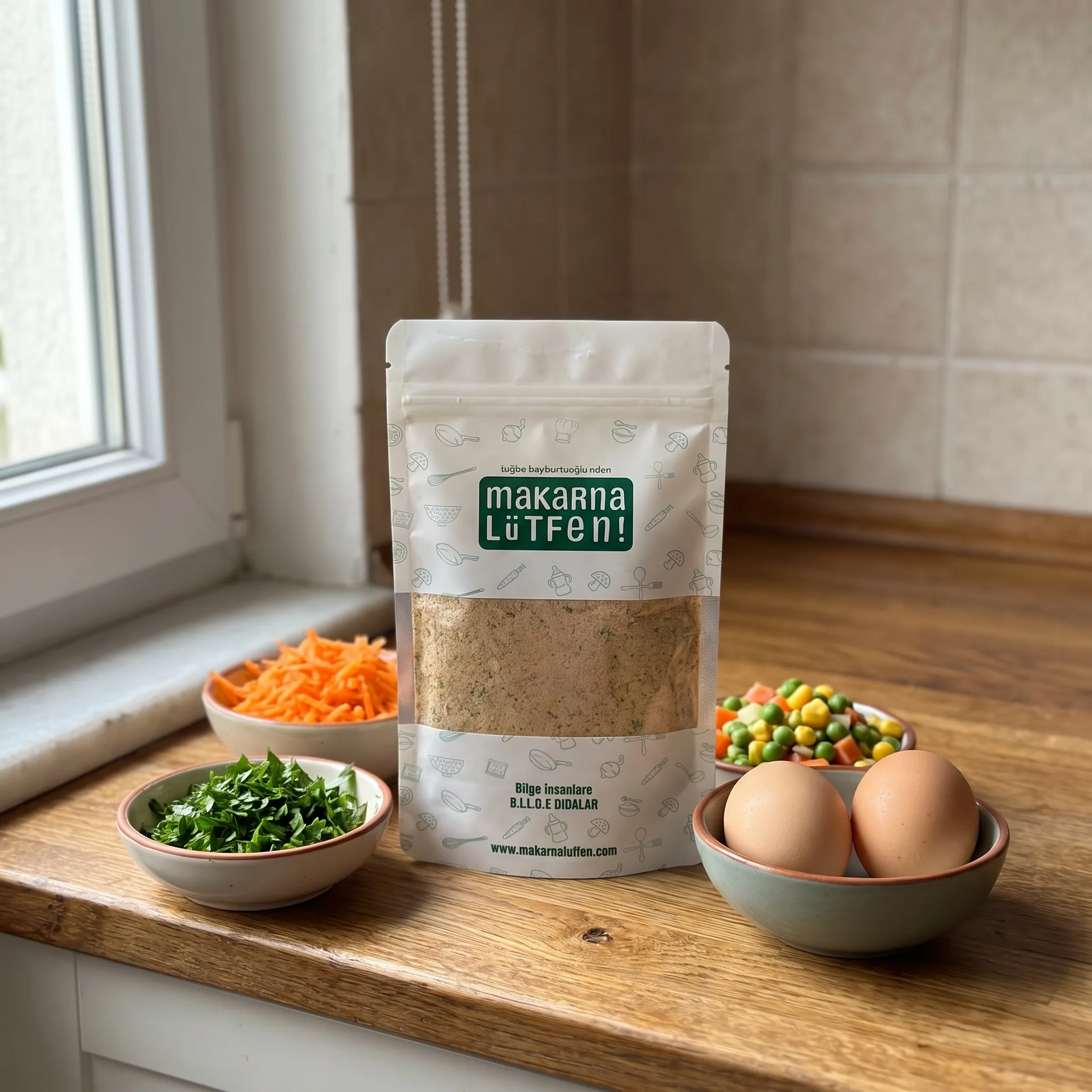 Bebeklere Özel Sebzeli ve Yumurtalı Köfte Harcı (12+ Ay, 180gr)