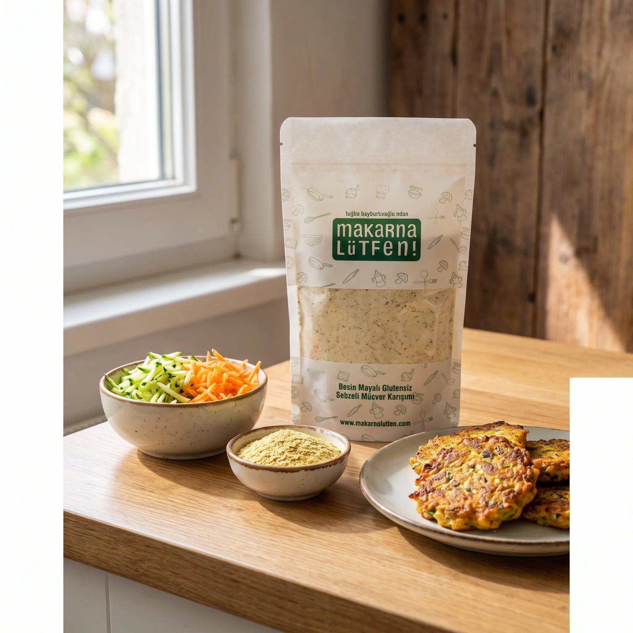 Besin Mayalı Glutensiz Sebzeli Mücver Karışımı (236g)