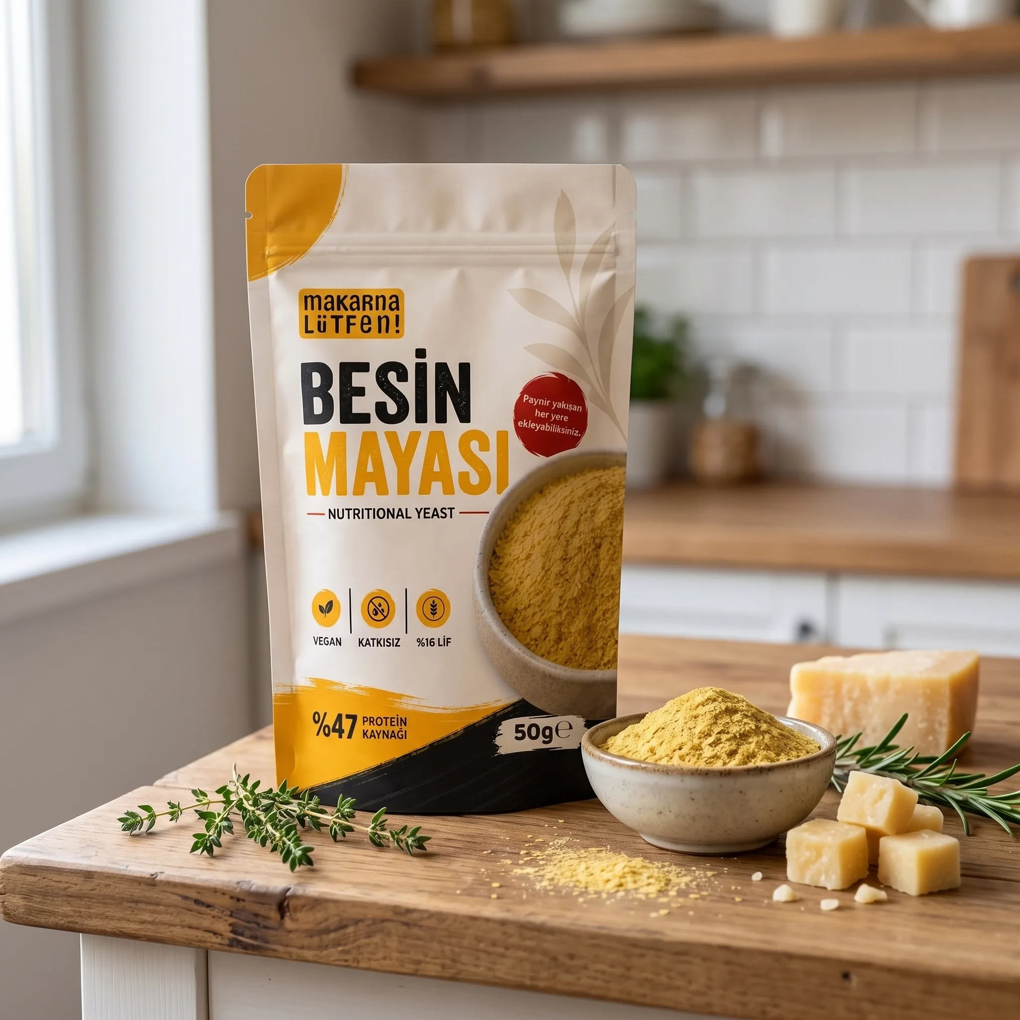 Besleyici Maya Lezzeti: Peynirimsi Tatlılar ve Tuzlular İçin 50 gr