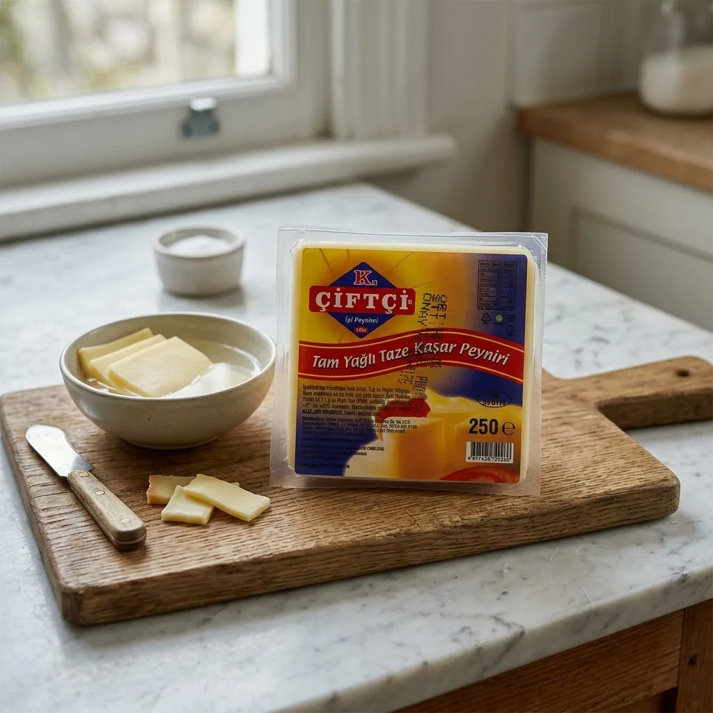 Çiftçiler Trakya Tam Yağlı Taze Kaşar Peyniri 250 g