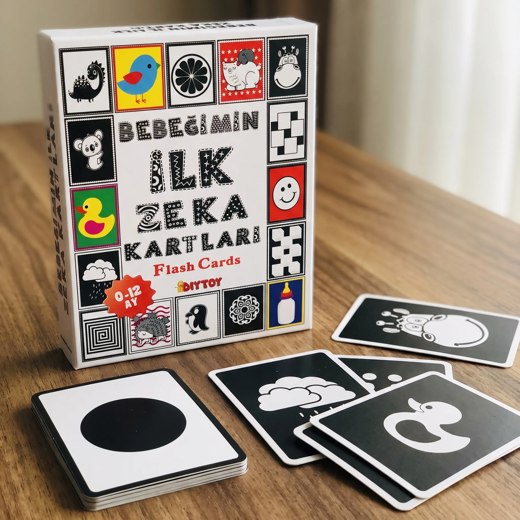 DiyToy Bebeğimin İlk Zeka Kartları 0-12 Ay