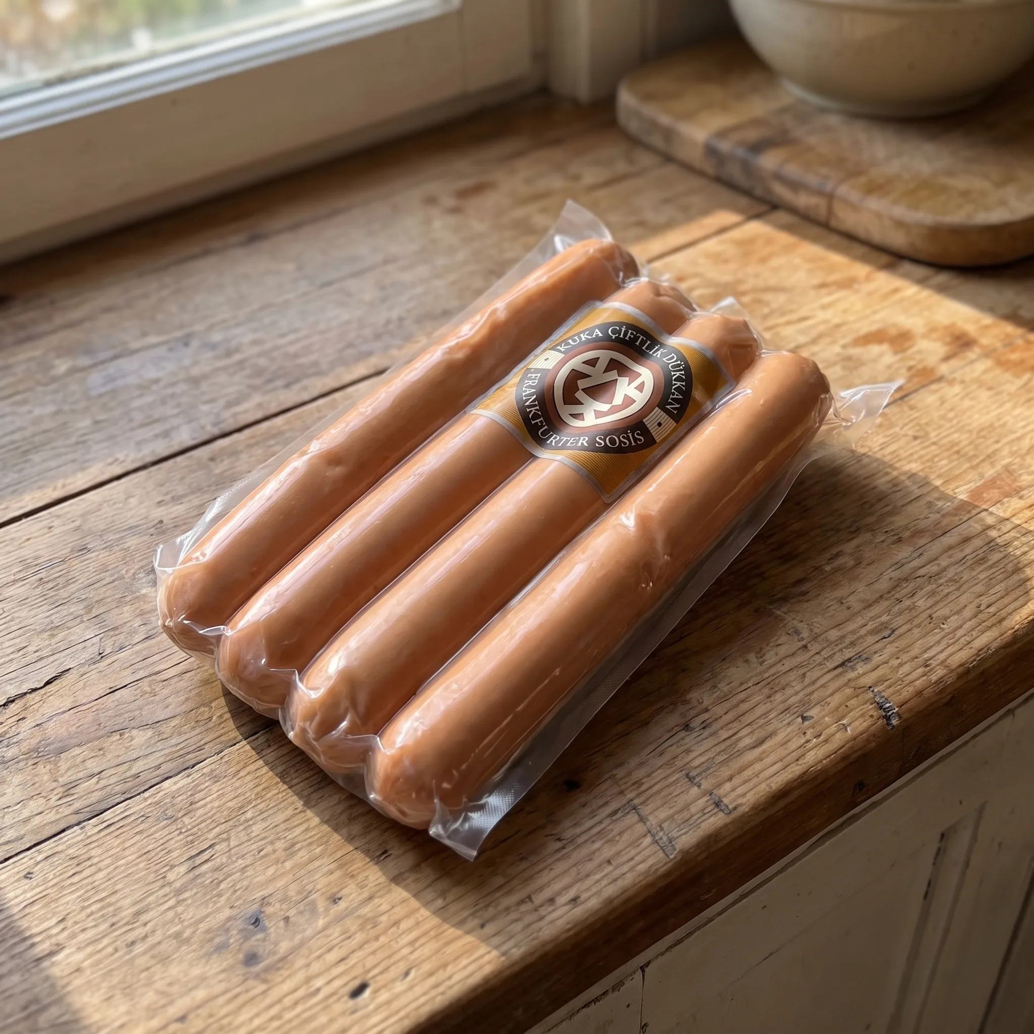 Doğal İçerikli Nitritsiz Frankfurter Dana Sosis (220-240 gr)