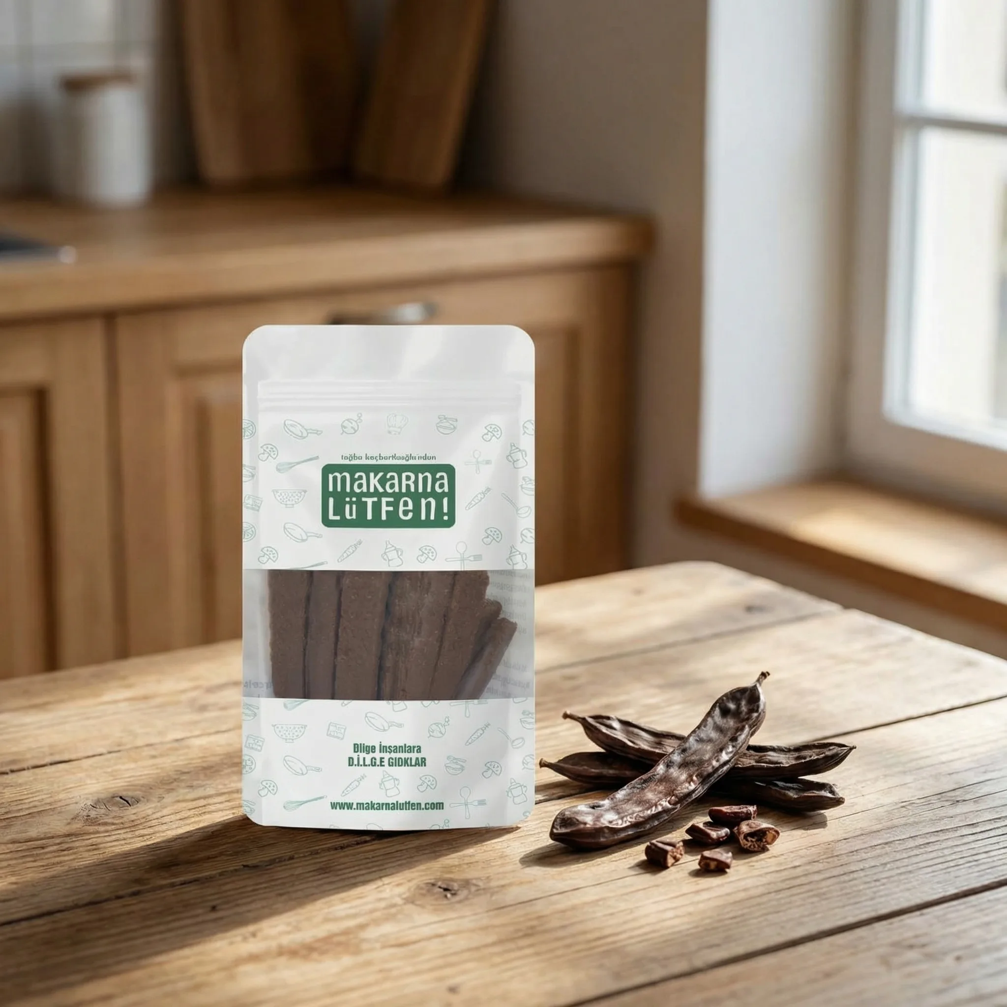 Doğal Keçiboynuzlu Çubuk Bisküvi - Katkısız ve Doygun Lezzet (105 gr)