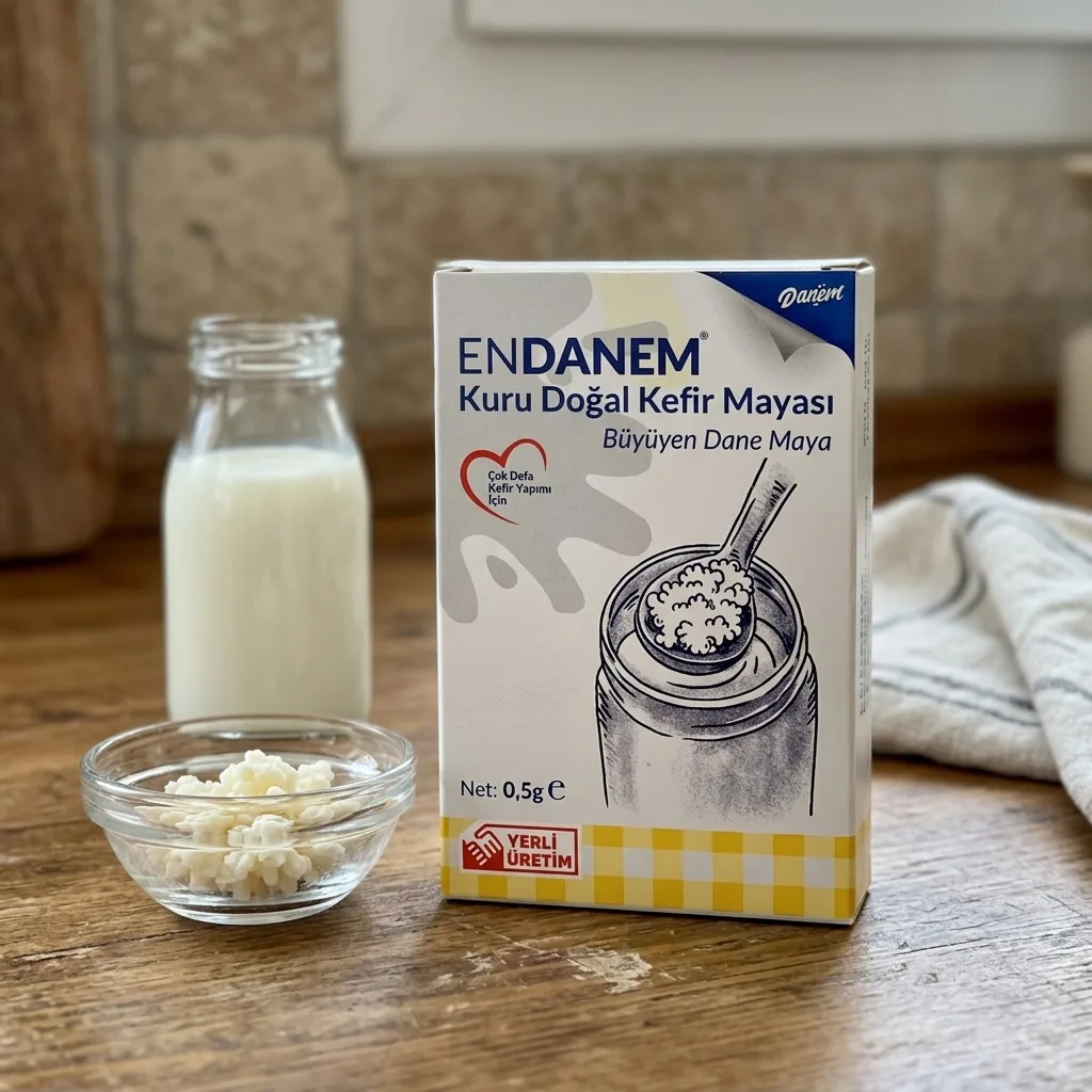 Endanem Çok Kullanımlık Kuru Doğal Kefir Mayası (0,5 gram)
