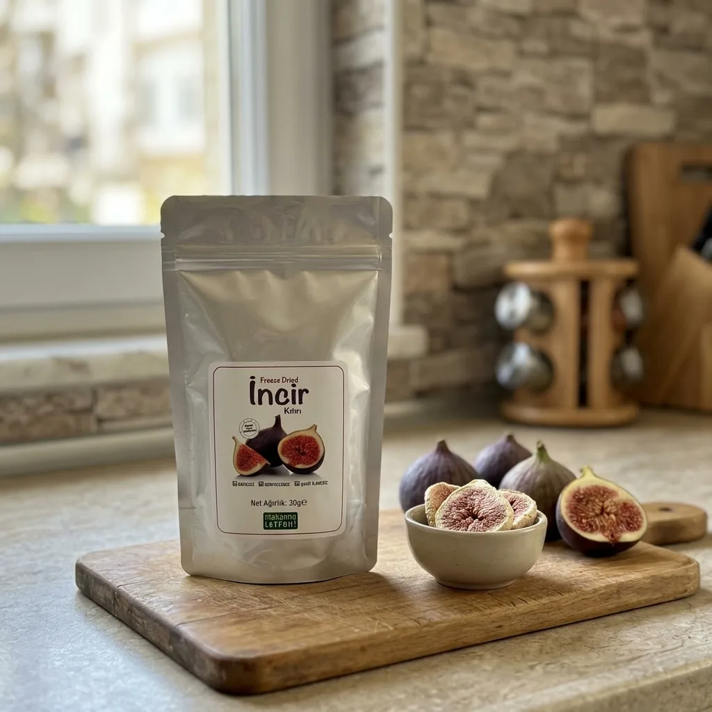 İncir Kıtırı (Kuru Meyve Cipsi Dondurularak Kurutulmuş Freeze Dried-30 g)