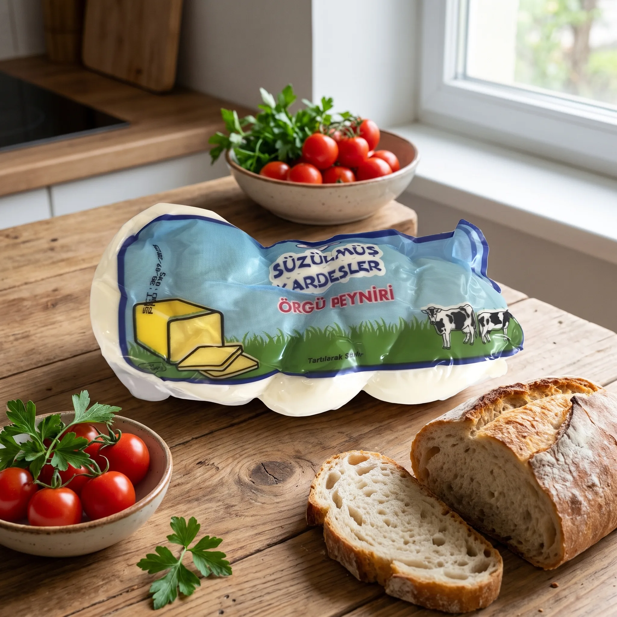 Katkısız Trakya Örgü Peyniri (Sepet Peyniri Lezzetiyle) 475-500 gr