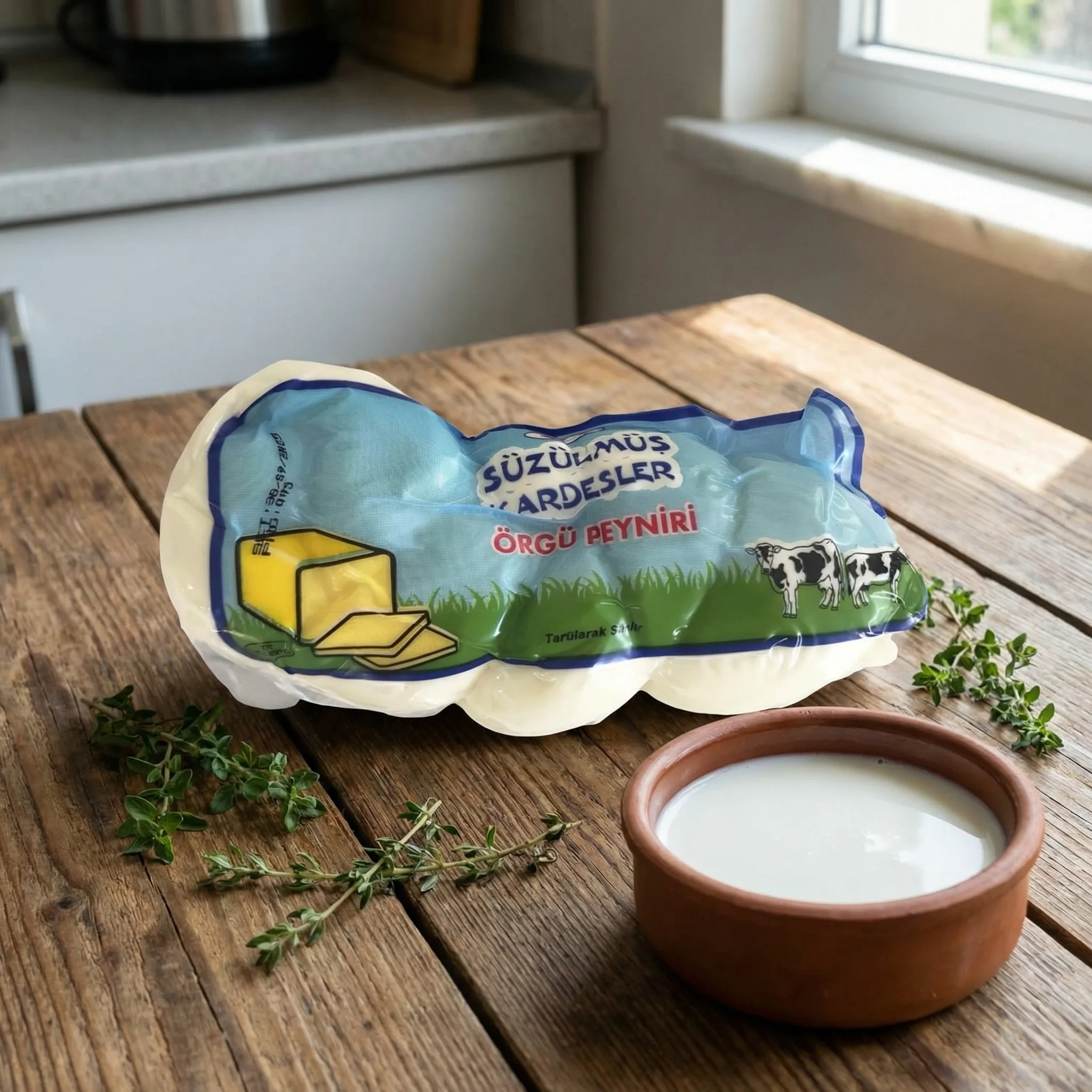 Katkısız Trakya Örgü Peyniri (Sepet Peyniri Lezzetiyle) 475-500 gr