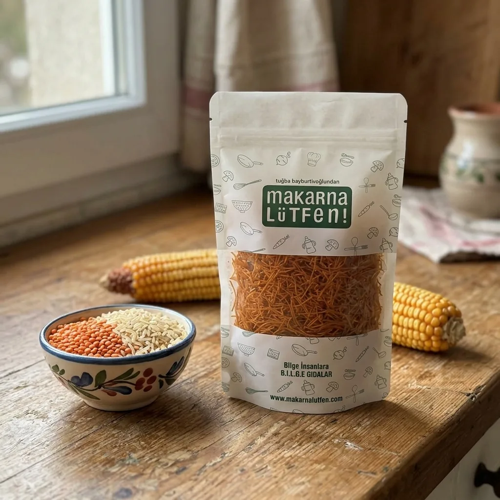 Kırmızı Mercimekli Bakliyat Şehriyesi (200 gram)