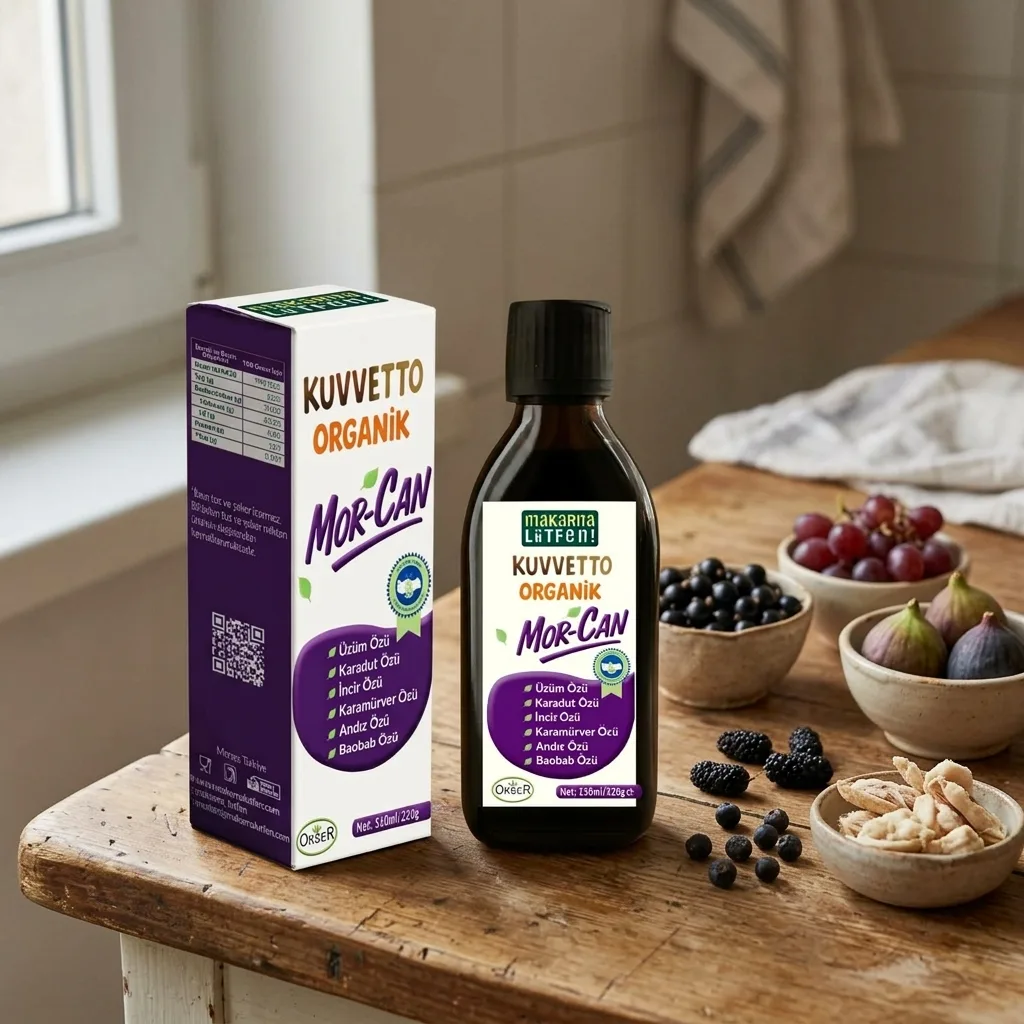 Kuvvetto Morcan Organik Baobab Özlü Mor Meyveli Karışım (220 gram)