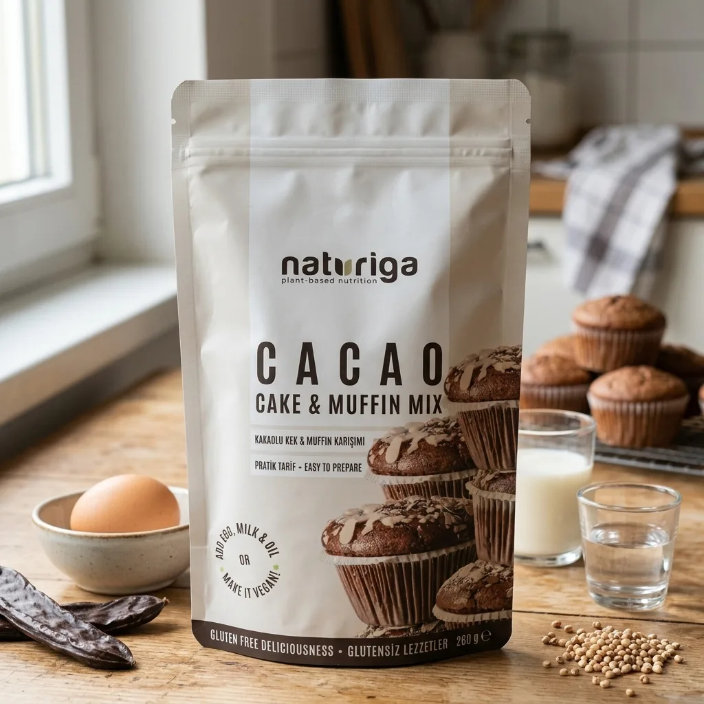 Naturiga Glutensiz Kakaolu Kek Karışımı 260 Gr