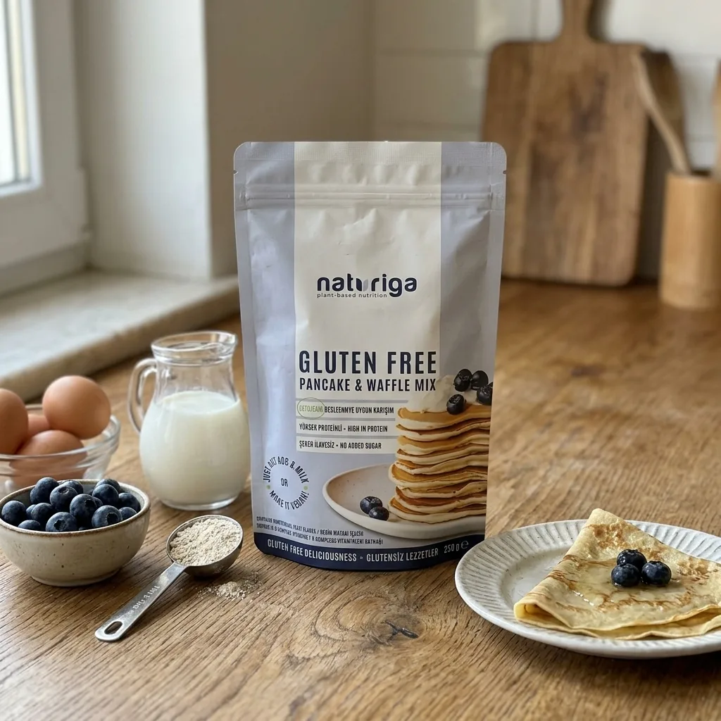 Naturiga Ketojenik Pancake Ve Waffle Mix 250gr