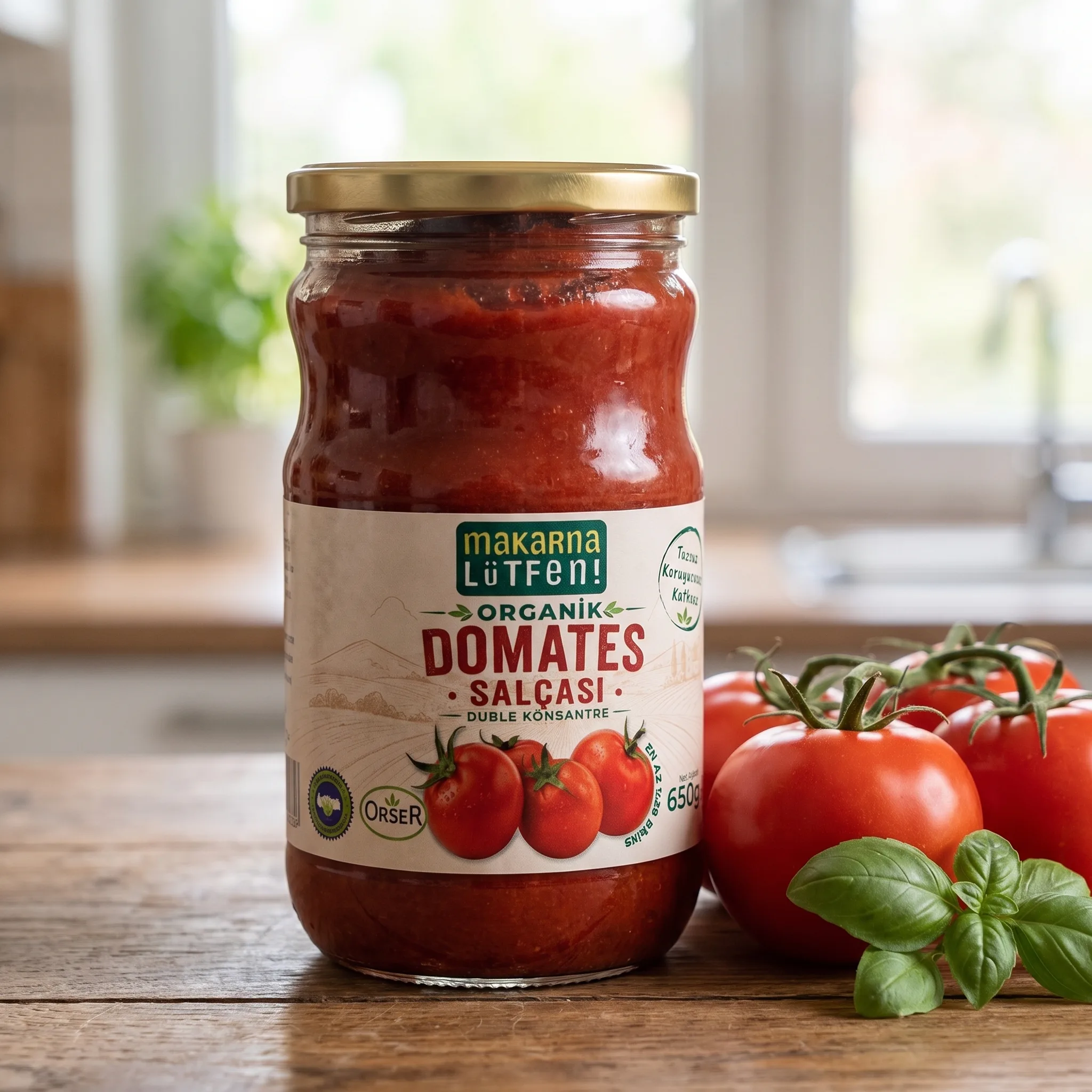 Organik Domates Salçası (650 g)