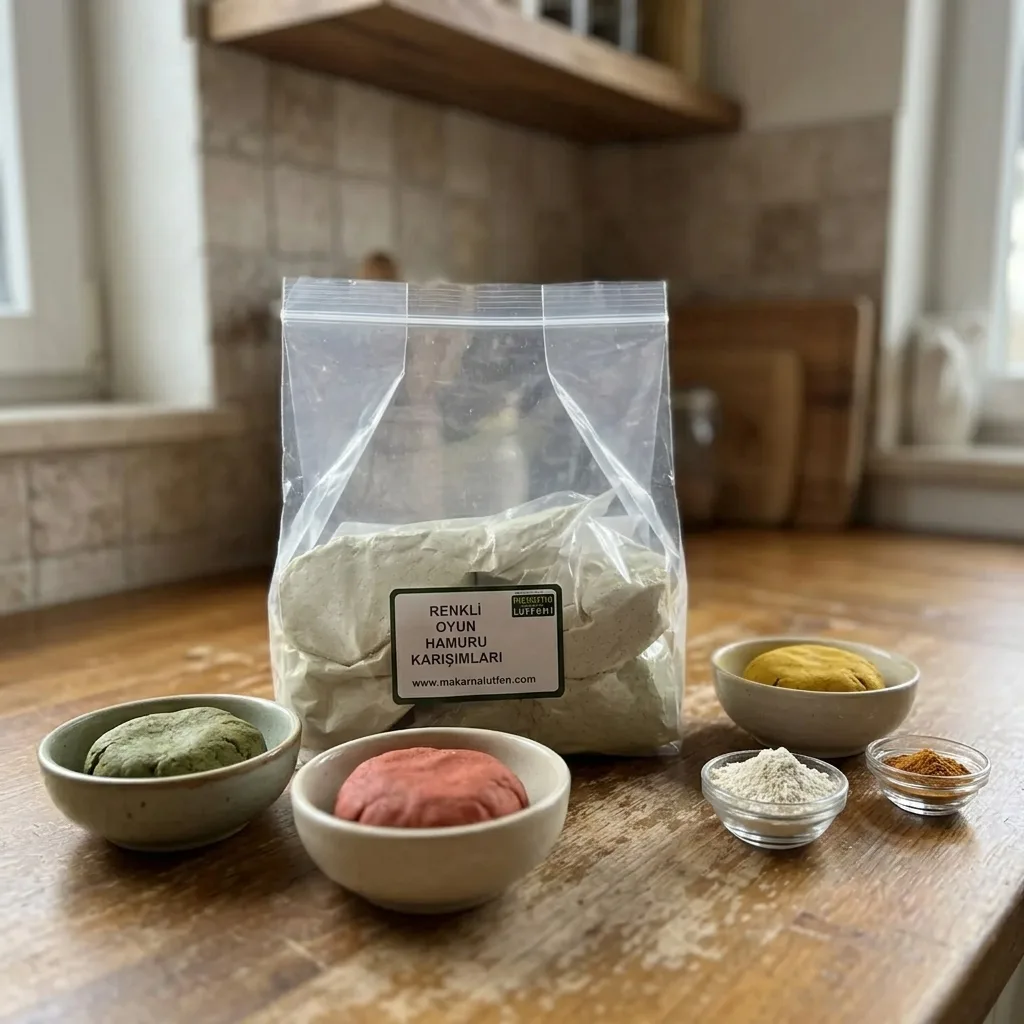 Renkli Oyun Hamuru Karışımları (4 x 100g)