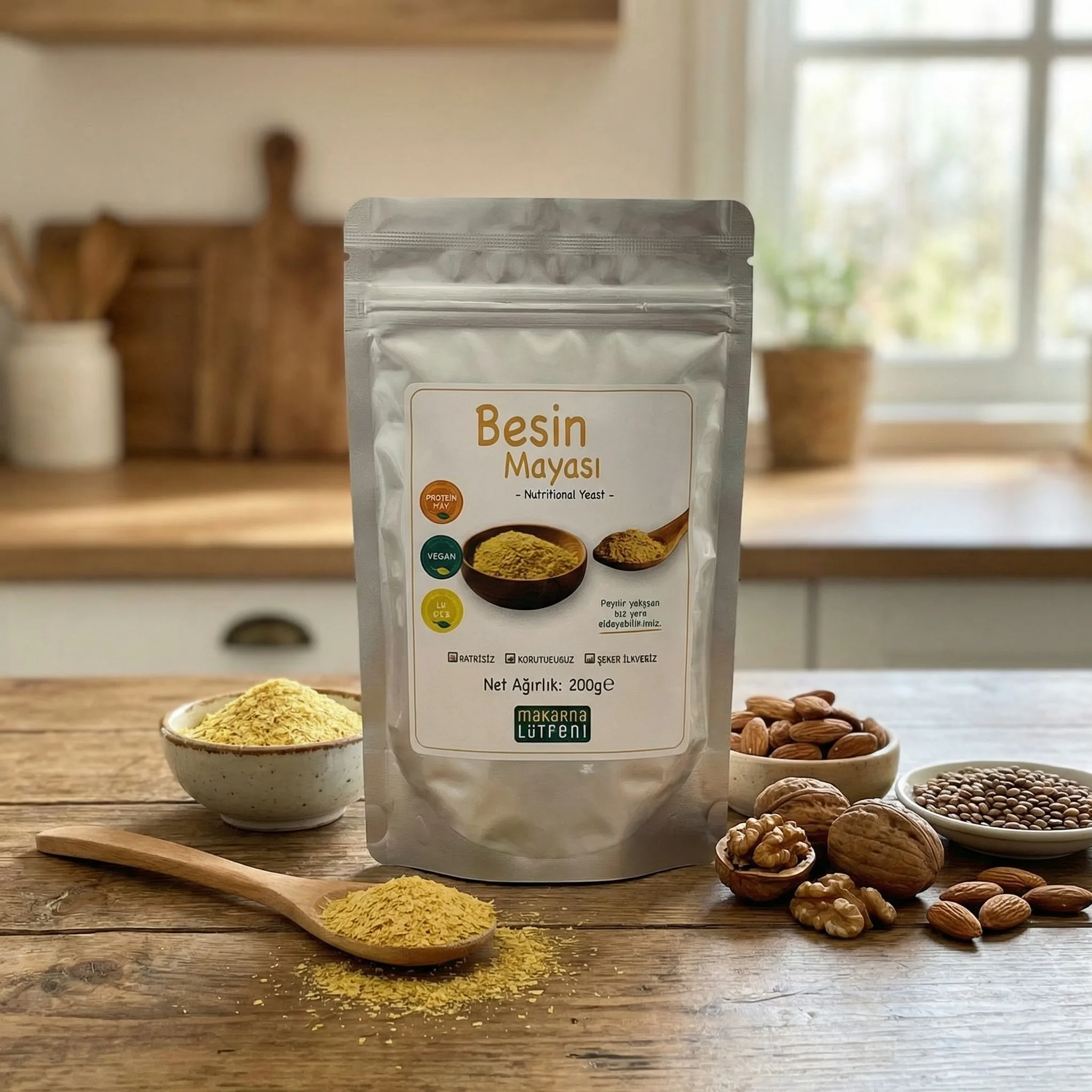 Saccharomyces Cerevisiae Besin Mayası (200 gr) - Vegan Protein & B12 Kaynağı