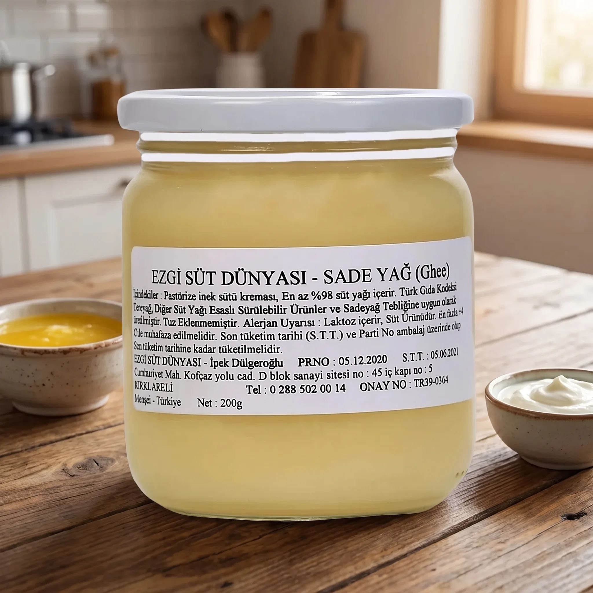 Sade Yağ - Ghee (Katkısız-180 g)