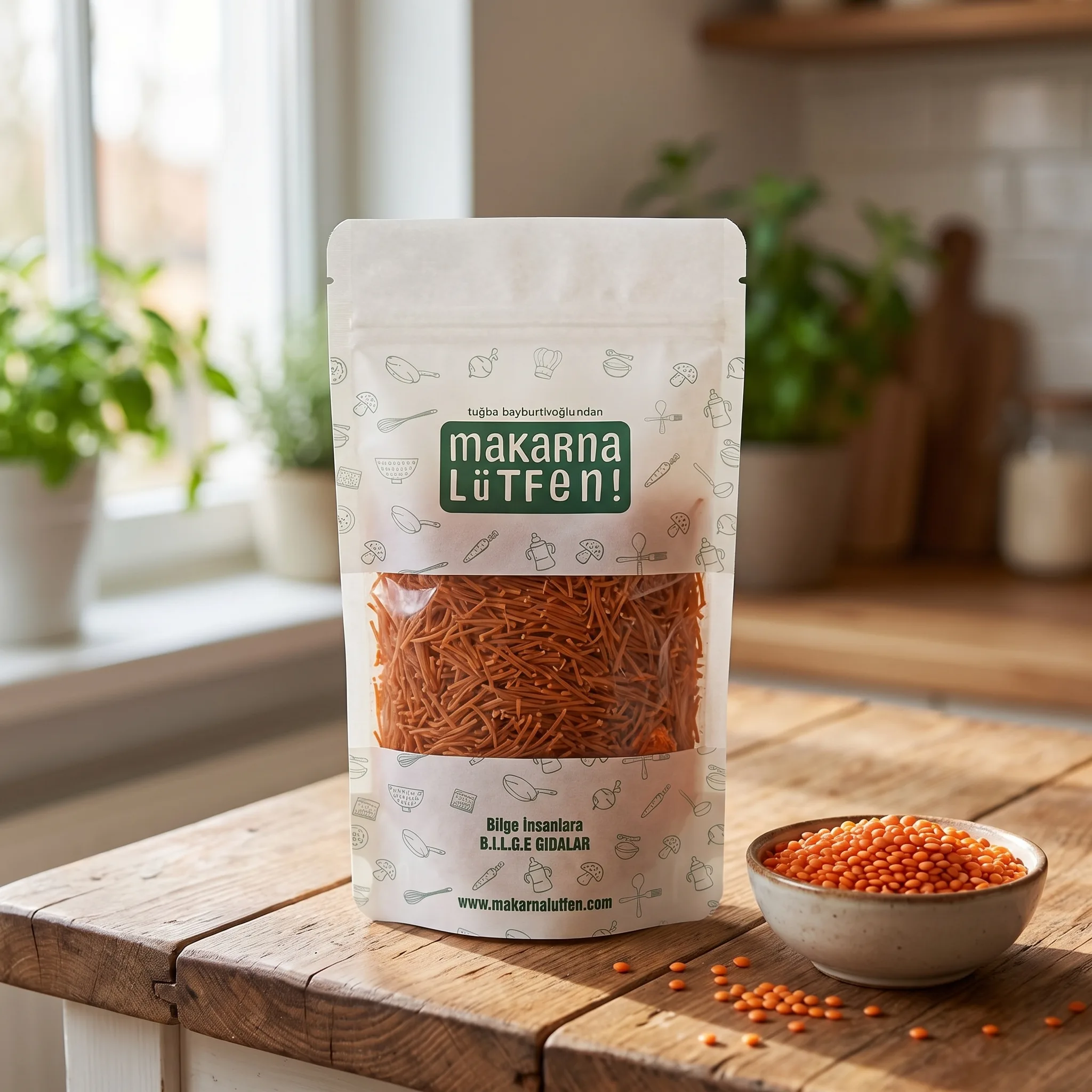 Sağlıklı Alternatif: Kırmızı Mercimekli Bakliyat Şehriyesi (200g)