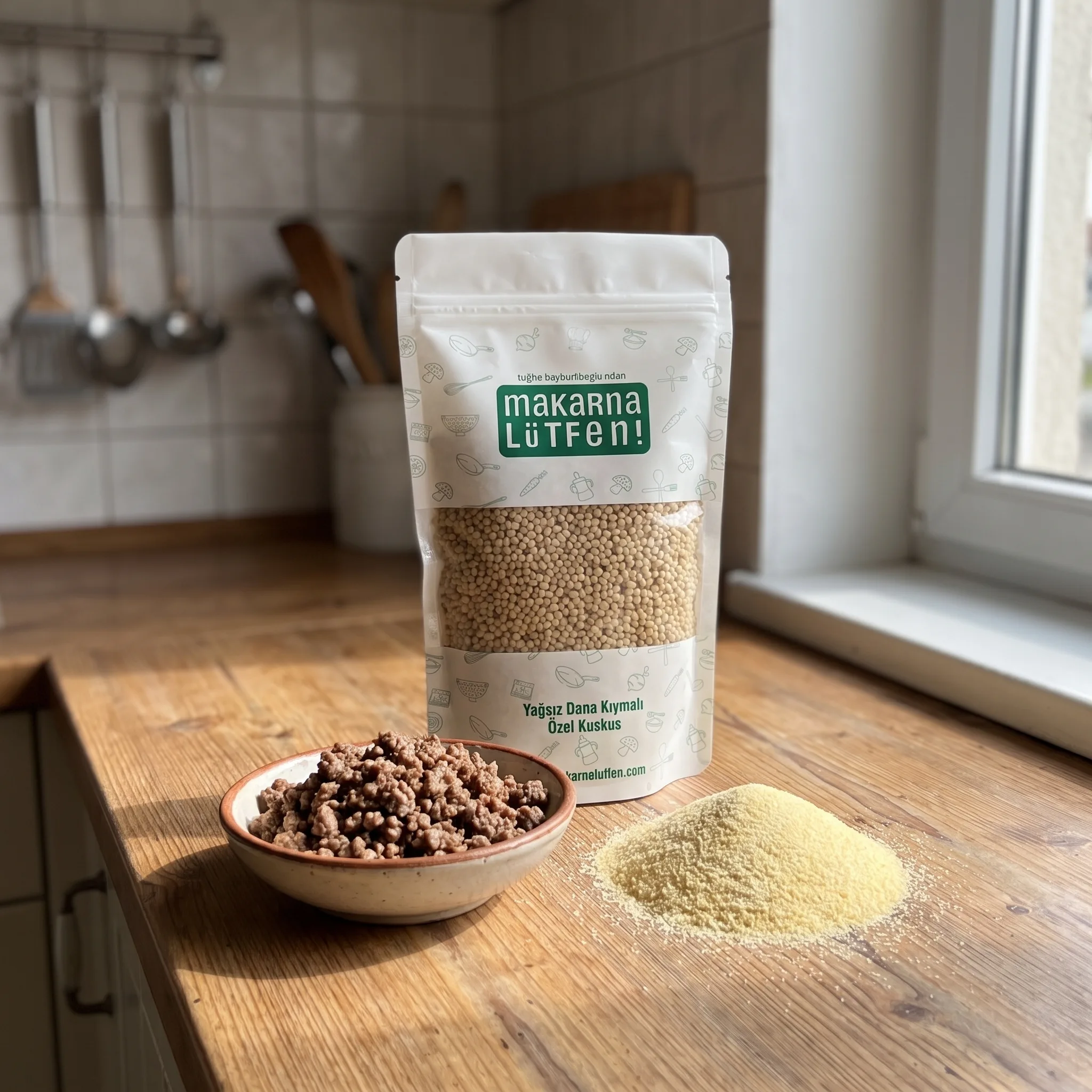 Yağsız Dana Kıymalı Özel Kuskus (250g) - Bilge Mutfağım
