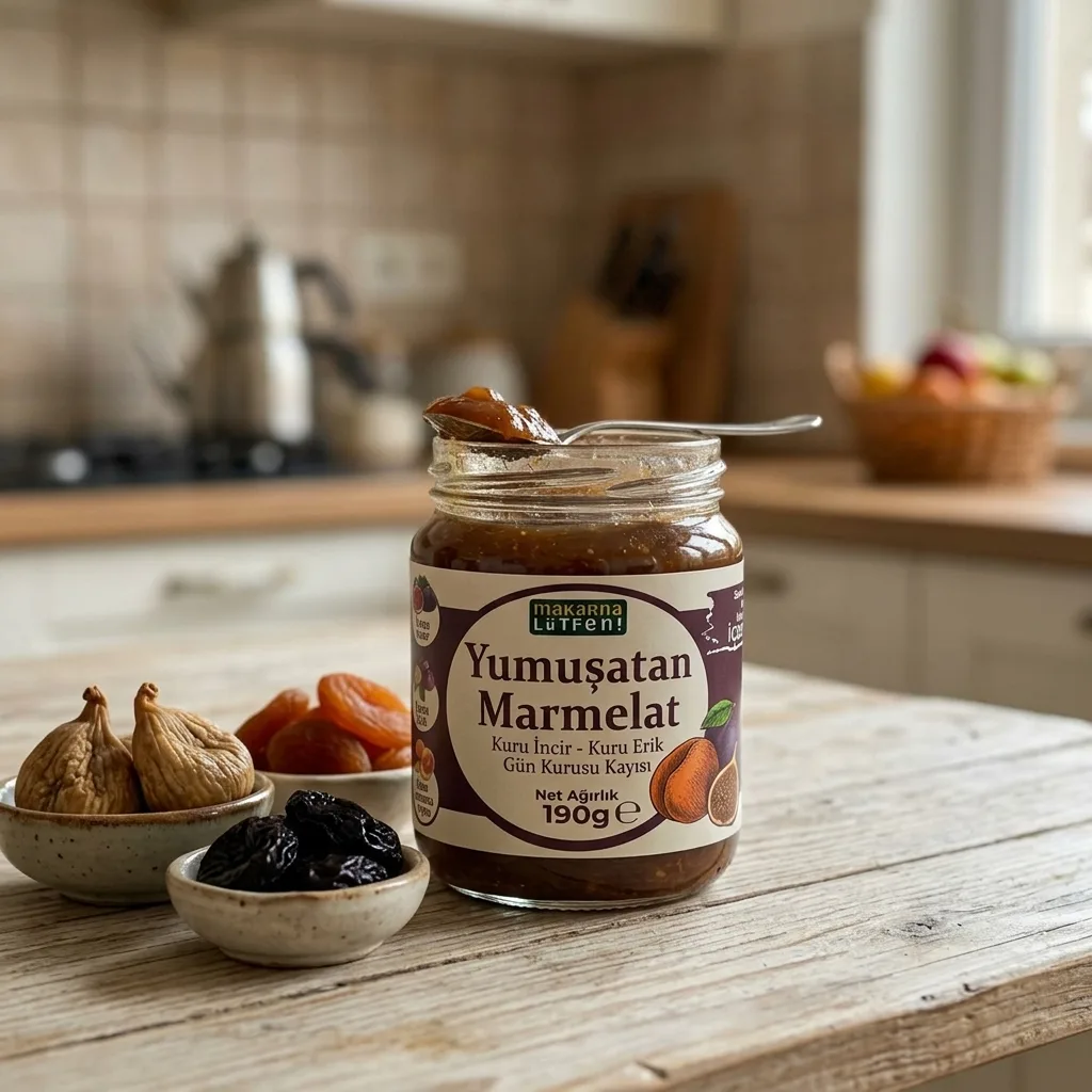 Yumuşatan Marmelat (Kuru İncir-Kayısı-Erik - 190 gram)